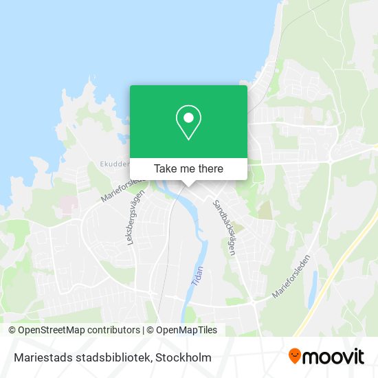 Mariestads stadsbibliotek map