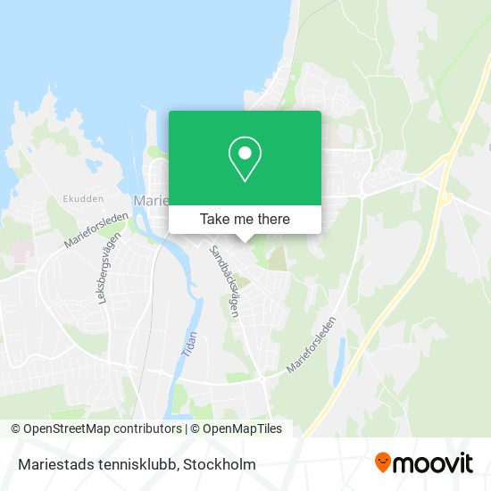 Mariestads tennisklubb map