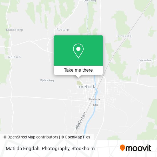 Matilda Engdahl Photography map