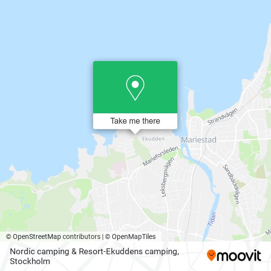 Nordic camping & Resort-Ekuddens camping map