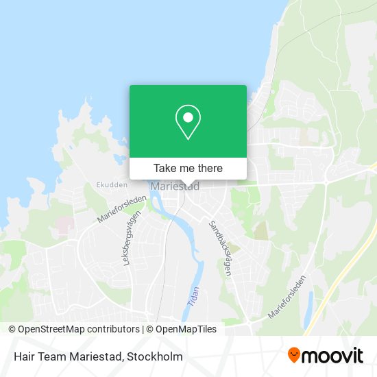 Hair Team Mariestad map