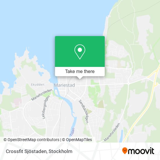 Crossfit Sjöstaden map