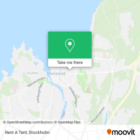 Rent A Tent map