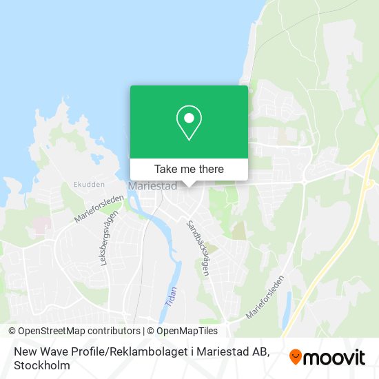 New Wave Profile / Reklambolaget i Mariestad AB map