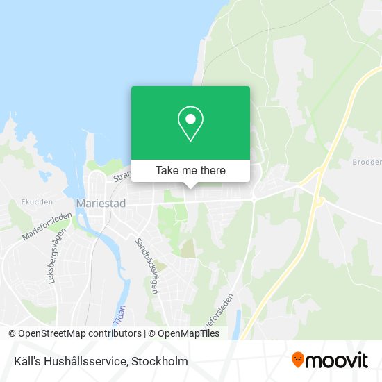 Käll's Hushållsservice map