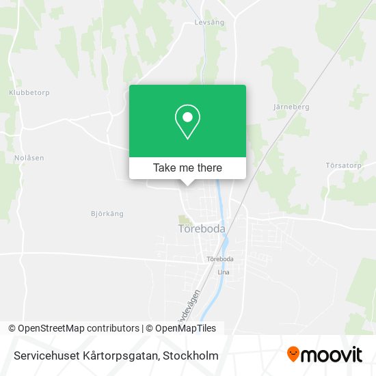Servicehuset Kårtorpsgatan map