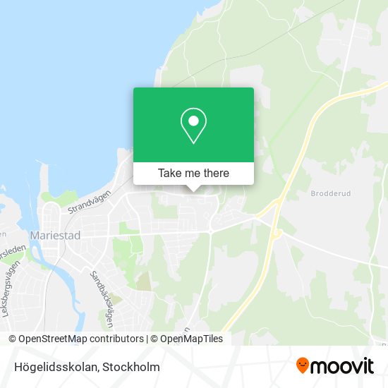 Högelidsskolan map