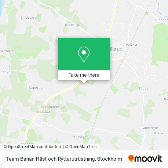 Team Banan Häst och Ryttarutrustning map