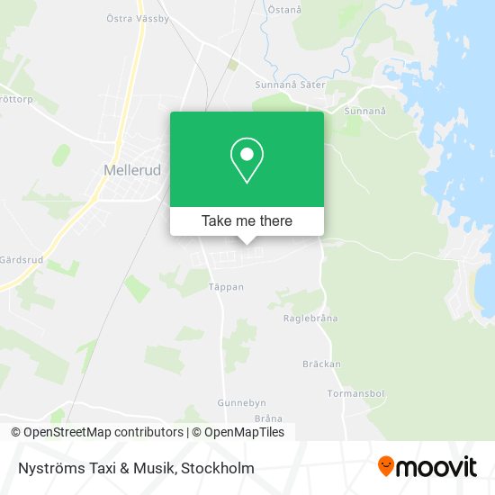 Nyströms Taxi & Musik map