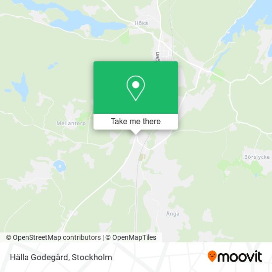 Hälla Godegård map