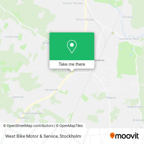 West Bike Motor & Service map