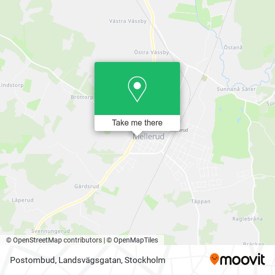 Postombud, Landsvägsgatan map