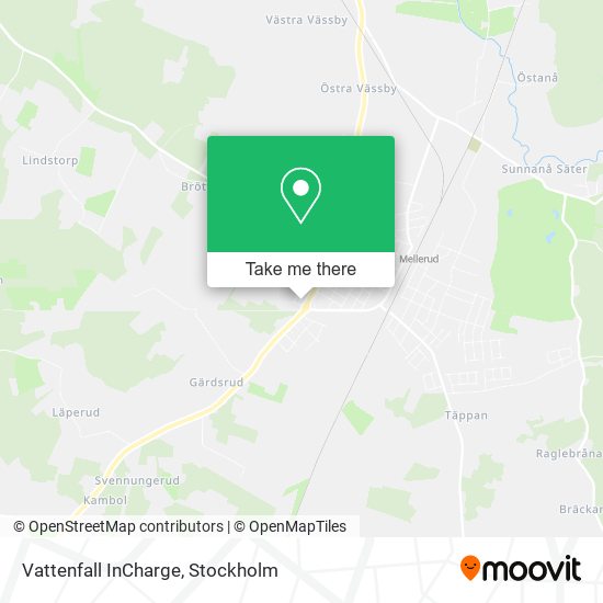 Vattenfall InCharge map