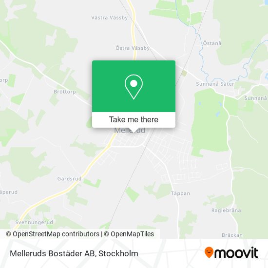 Melleruds Bostäder AB map
