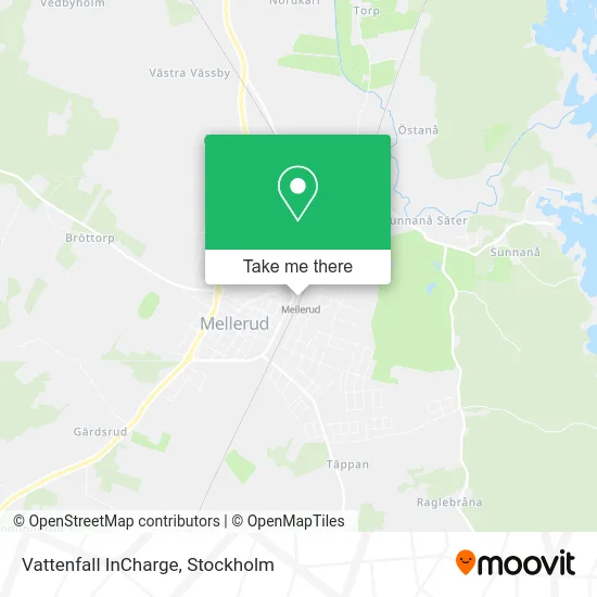 Vattenfall InCharge map