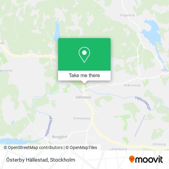 Österby Hällestad map