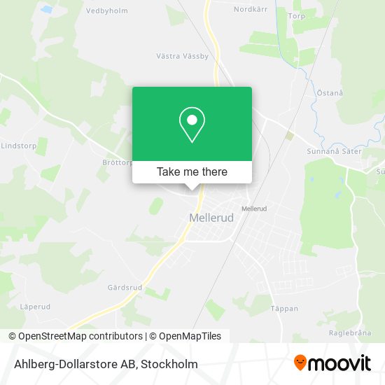 Ahlberg-Dollarstore AB map