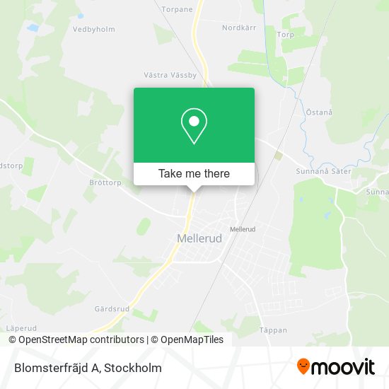 Blomsterfrãjd A map