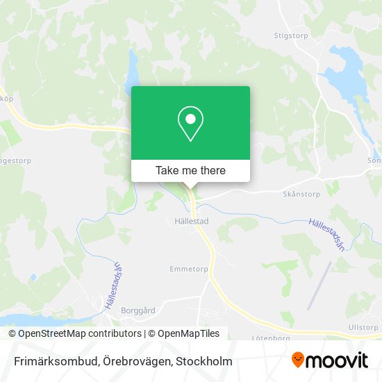 Frimärksombud, Örebrovägen map