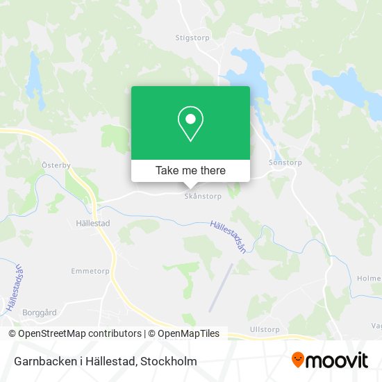 Garnbacken i Hällestad map