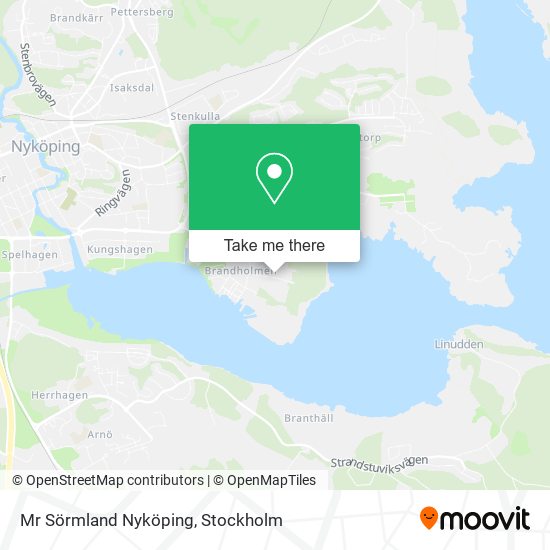 Mr Sörmland Nyköping map