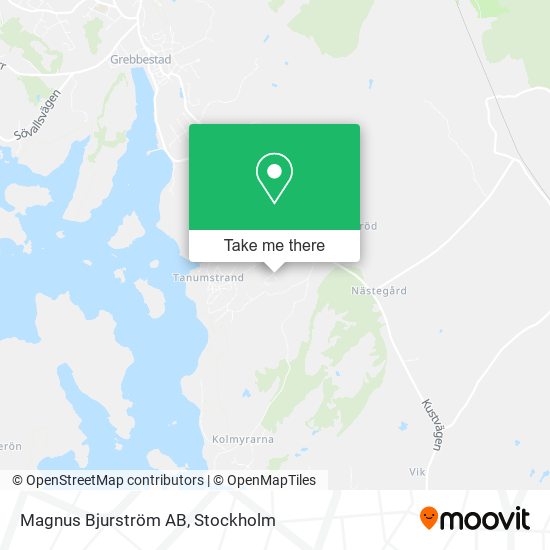 Magnus Bjurström AB map