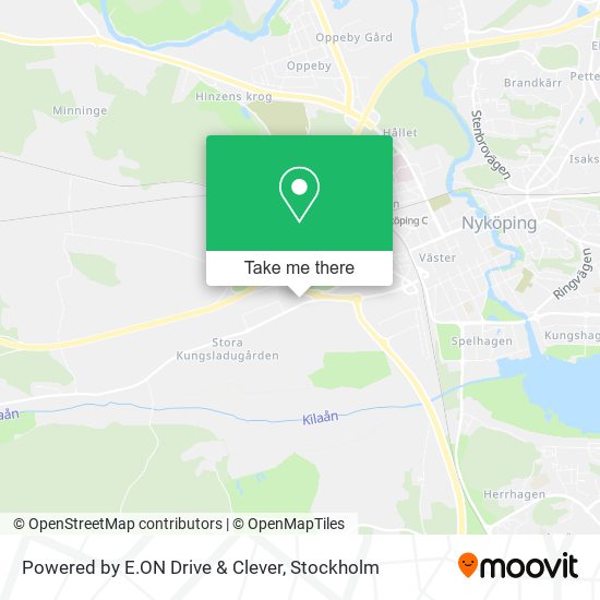 Powered by E.ON Drive & Clever map