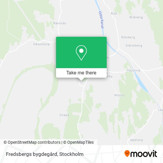 Fredsbergs bygdegård map