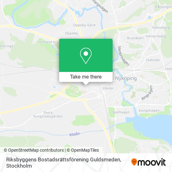 Riksbyggens Bostadsrättsförening Guldsmeden map