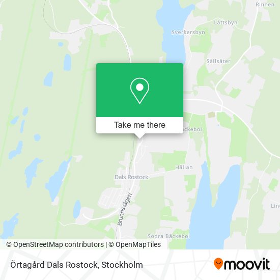 Örtagård Dals Rostock map