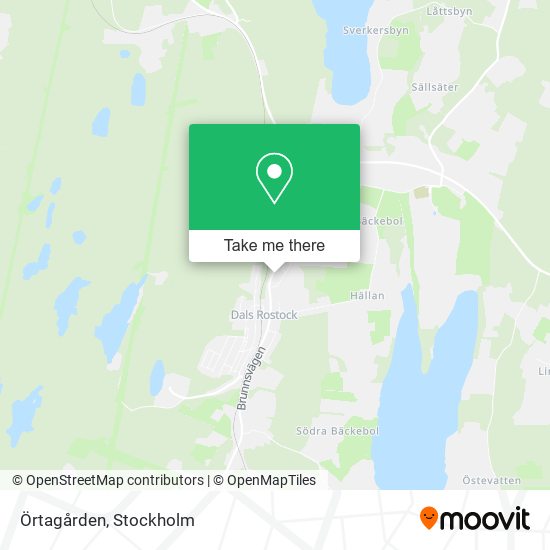 Örtagården map