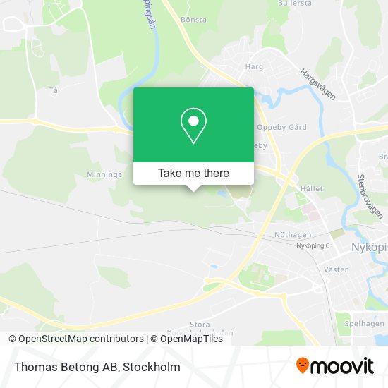 Thomas Betong AB map