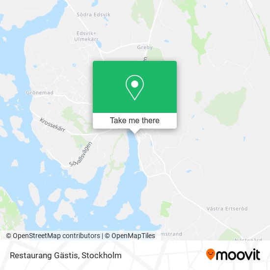 Restaurang Gästis map