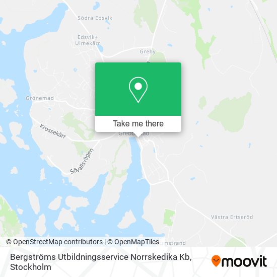 Bergströms Utbildningsservice Norrskedika Kb map