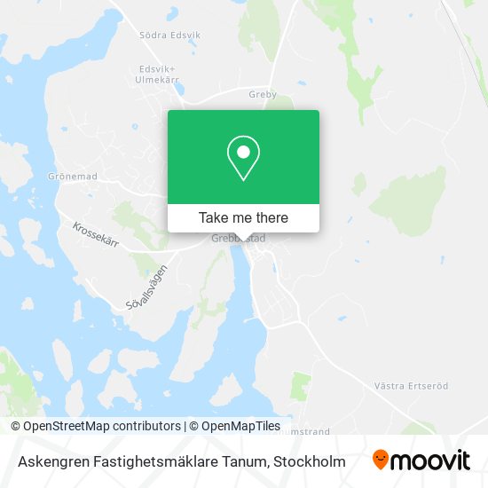 Askengren Fastighetsmäklare Tanum map