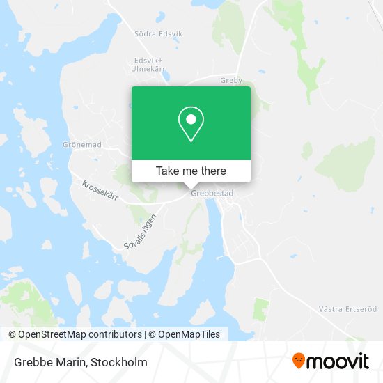 Grebbe Marin map