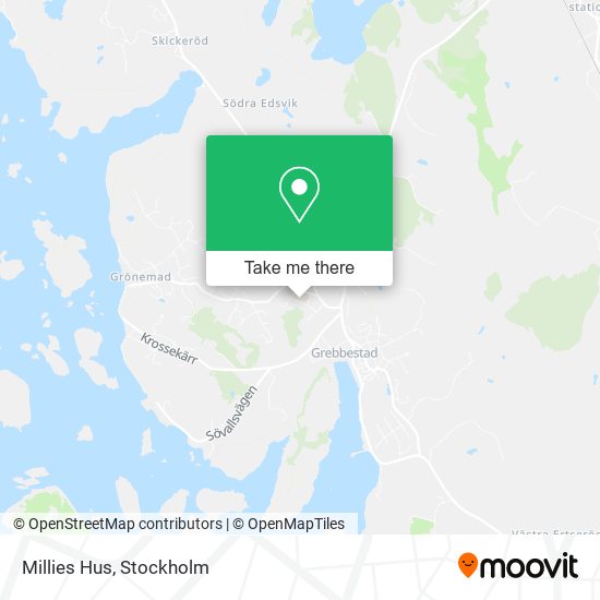 Millies Hus map