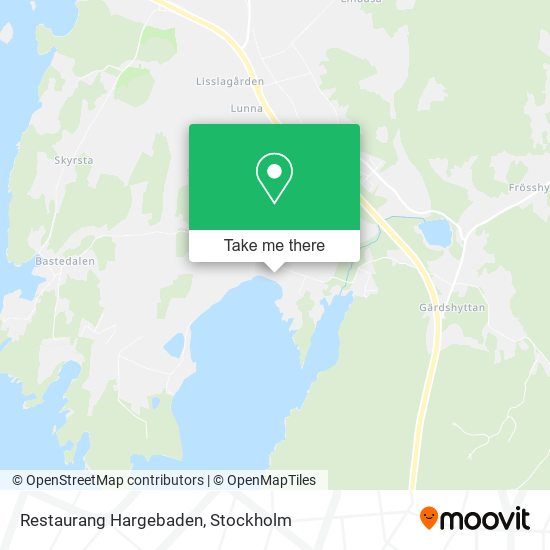 Restaurang Hargebaden map