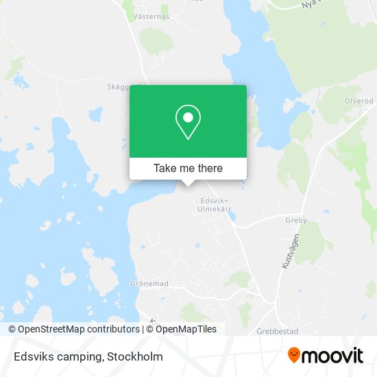 Edsviks camping map