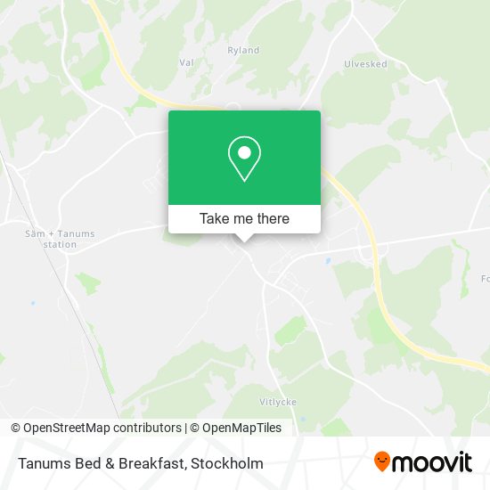 Tanums Bed & Breakfast map