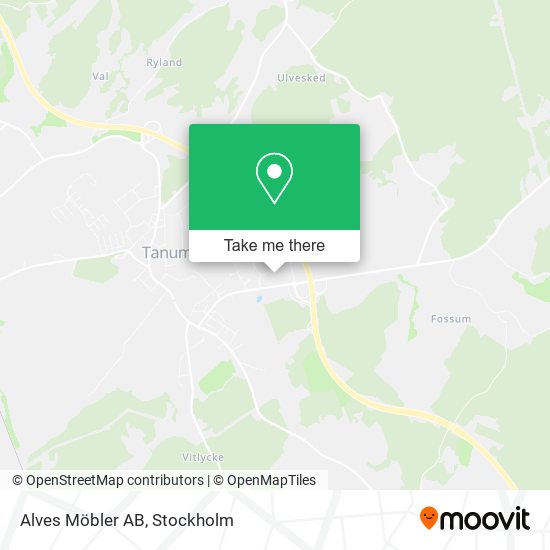 Alves Möbler AB map