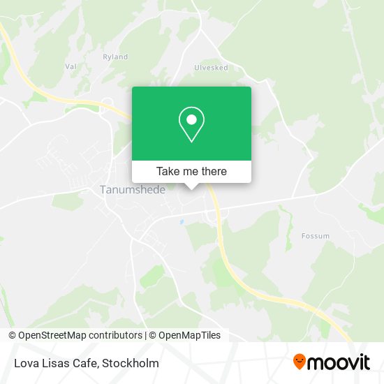 Lova Lisas Cafe map