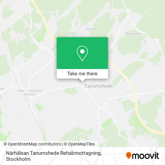 Närhälsan Tanumshede Rehabmottagning map