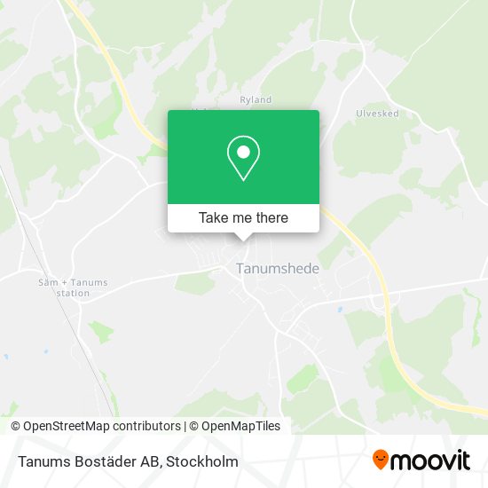 Tanums Bostäder AB map