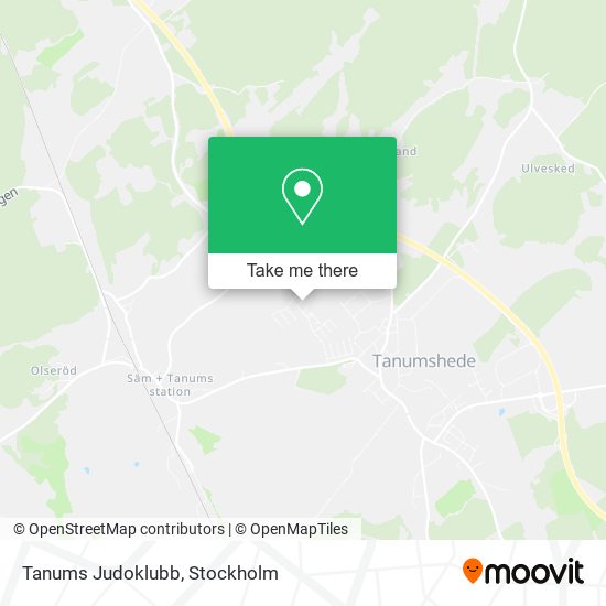 Tanums Judoklubb map