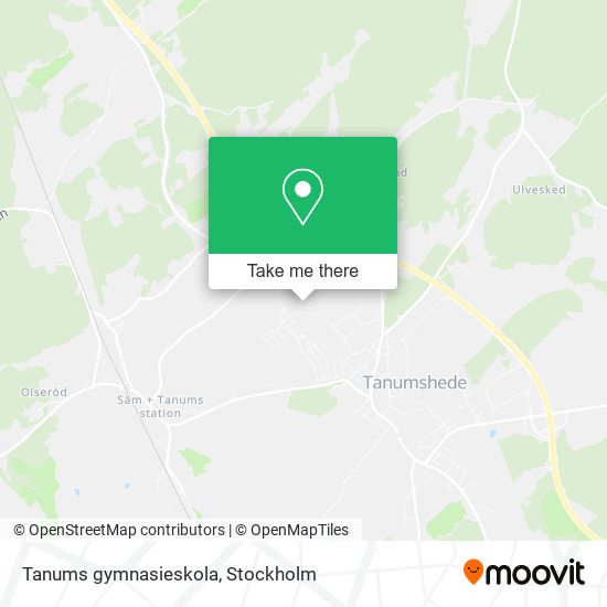 Tanums gymnasieskola map