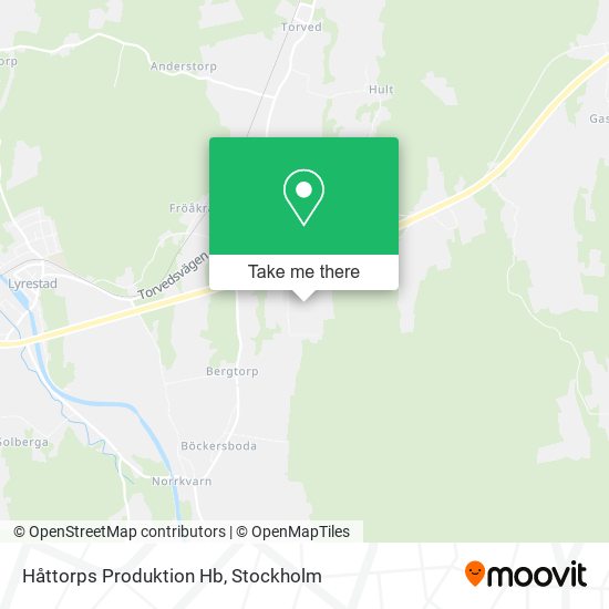 Håttorps Produktion Hb map