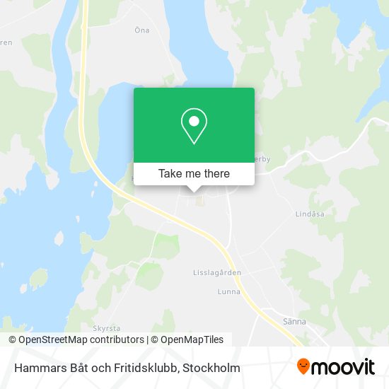 Hammars Båt och Fritidsklubb map