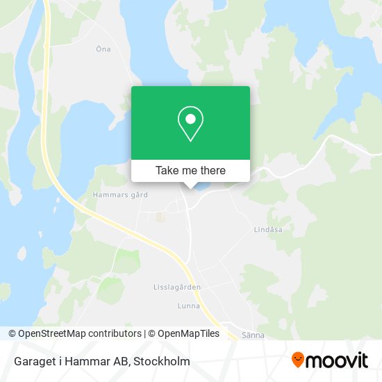 Garaget i Hammar AB map