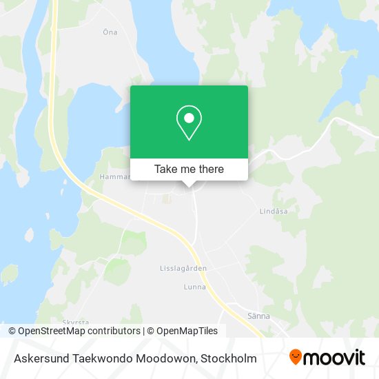 Askersund Taekwondo Moodowon map